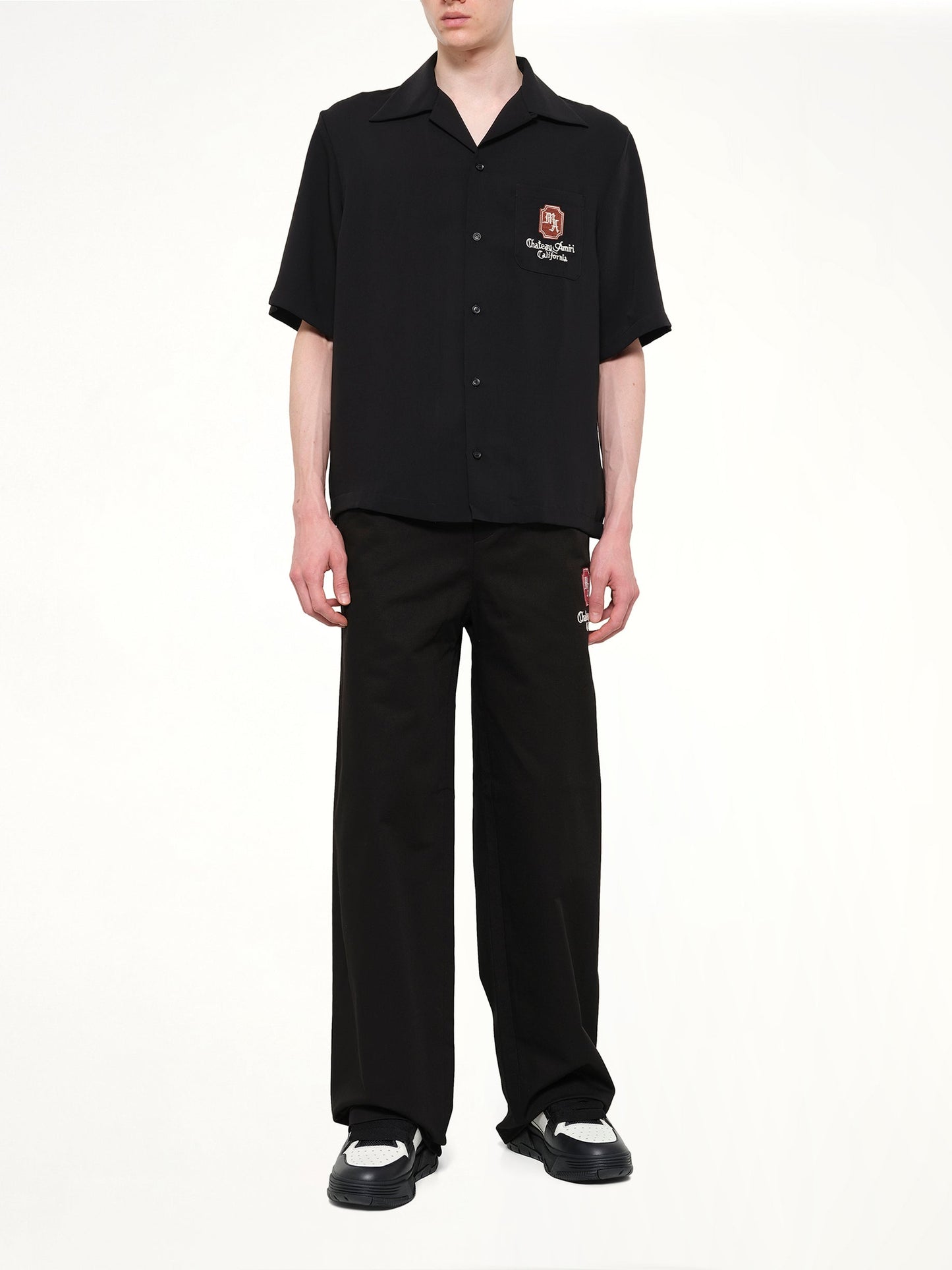 AMIRI MA Chateau Camp Shirt (Black)