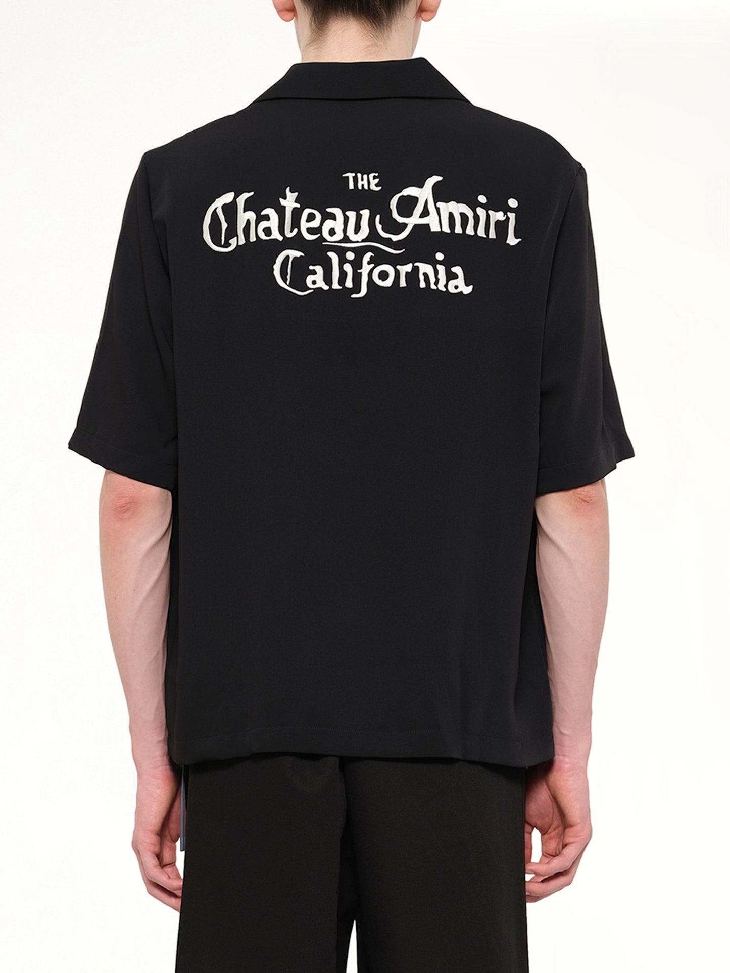 AMIRI MA Chateau Camp Shirt (Black)