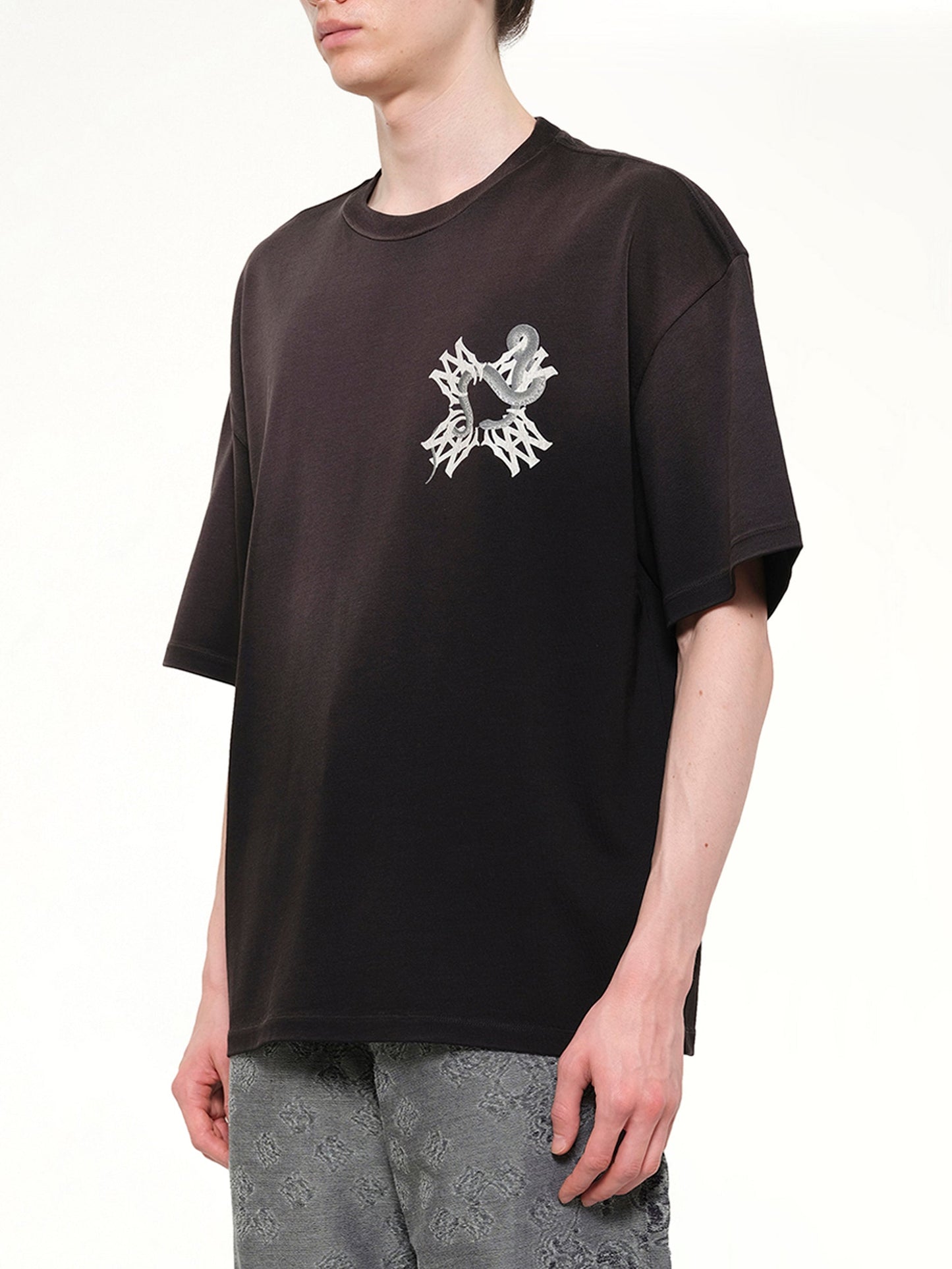 AMIRI MA Quad Snake Oversized T-Shirt (Black)