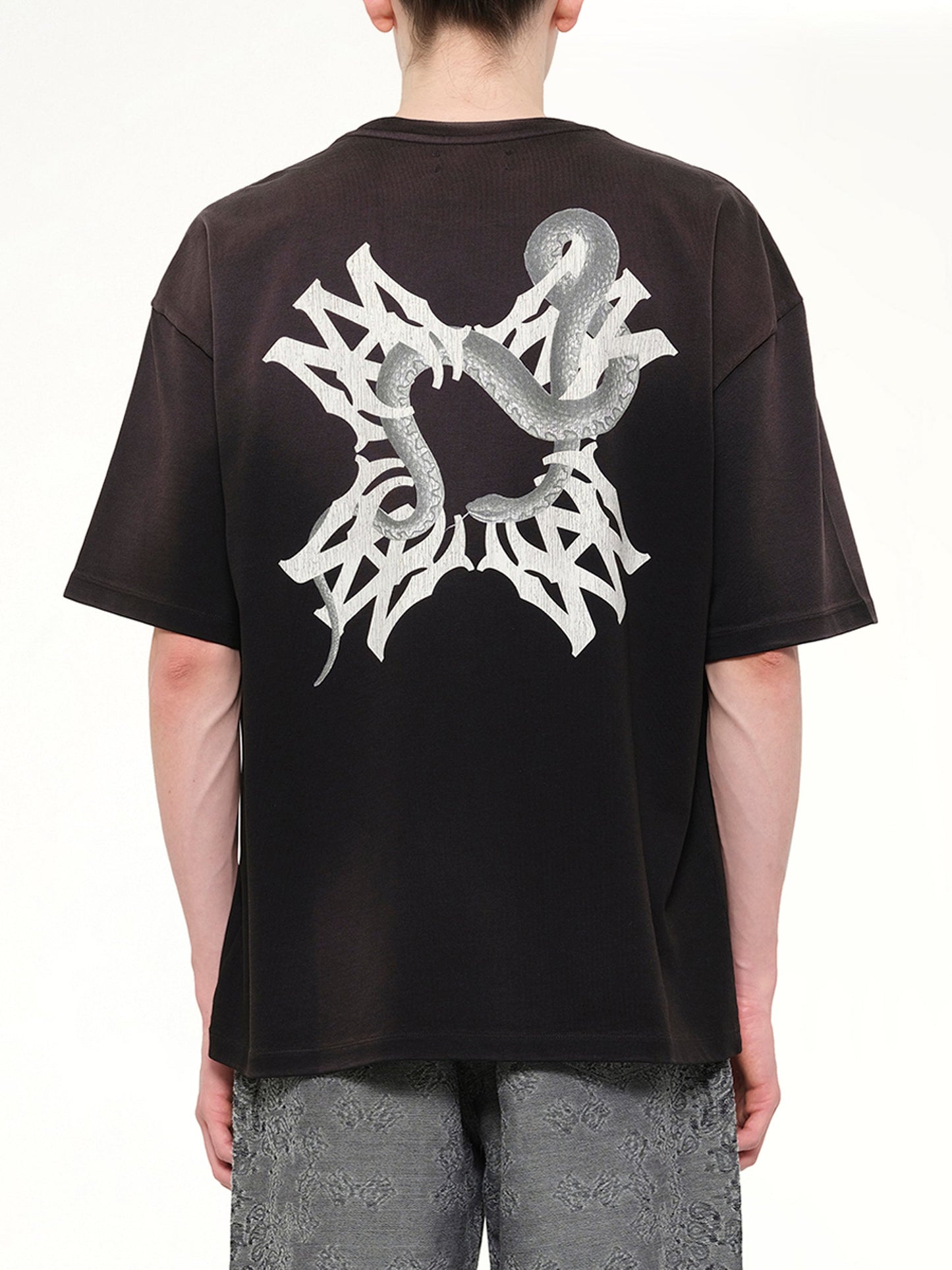 AMIRI MA Quad Snake Oversized T-Shirt (Black)