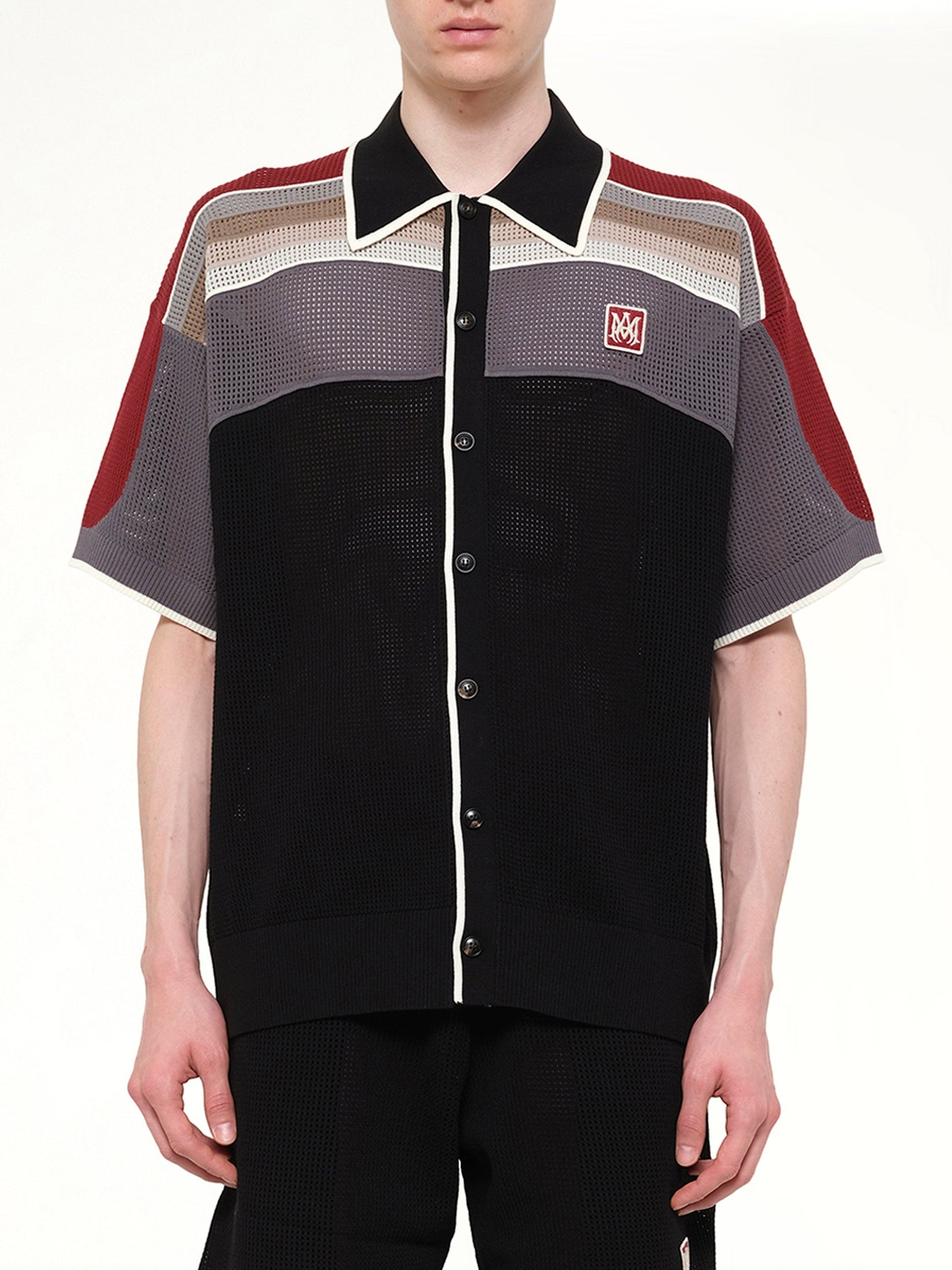 Image of Shirts. Product name - MA Sport Shirt in Black colour by brand - AMIRI
