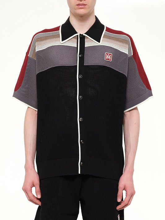 Image of Shirts. Product name - MA Sport Shirt in Black colour by brand - AMIRI