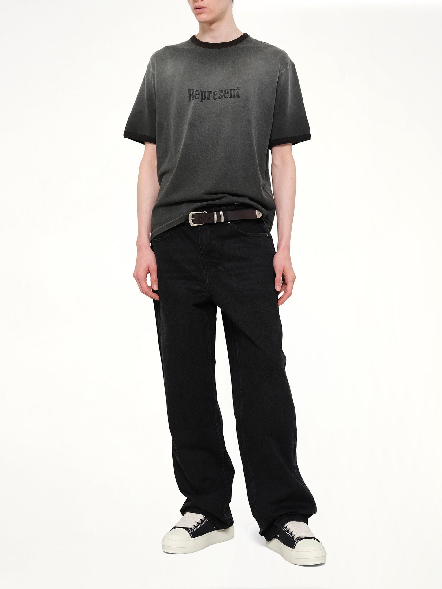 Represent Ringer T-Shirt (Black)