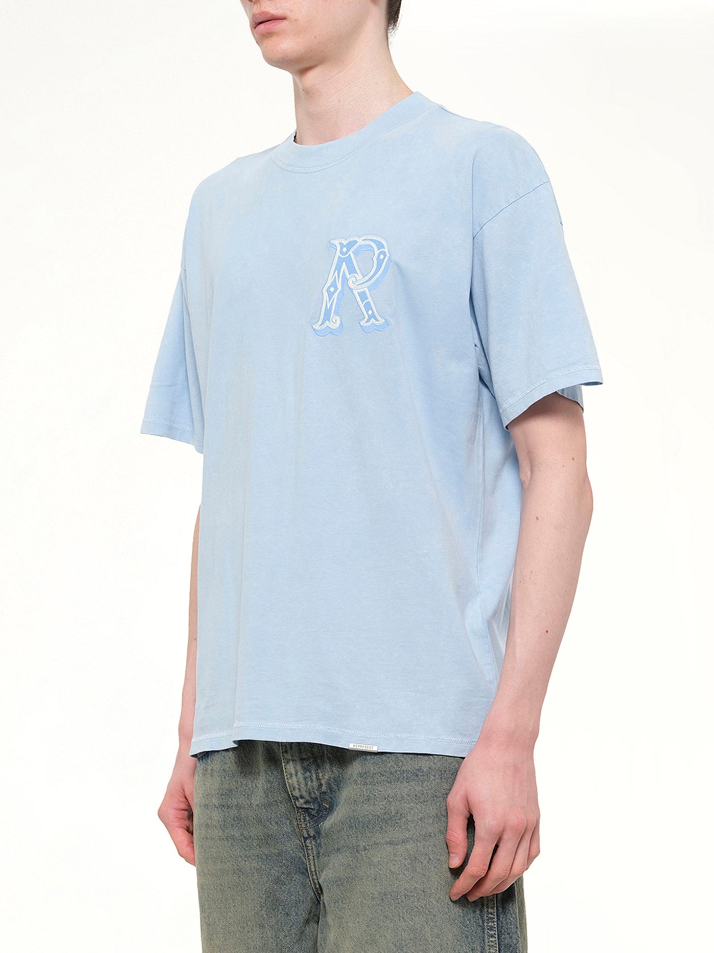 REPRESENT Western Initial T-Shirt (Blue)