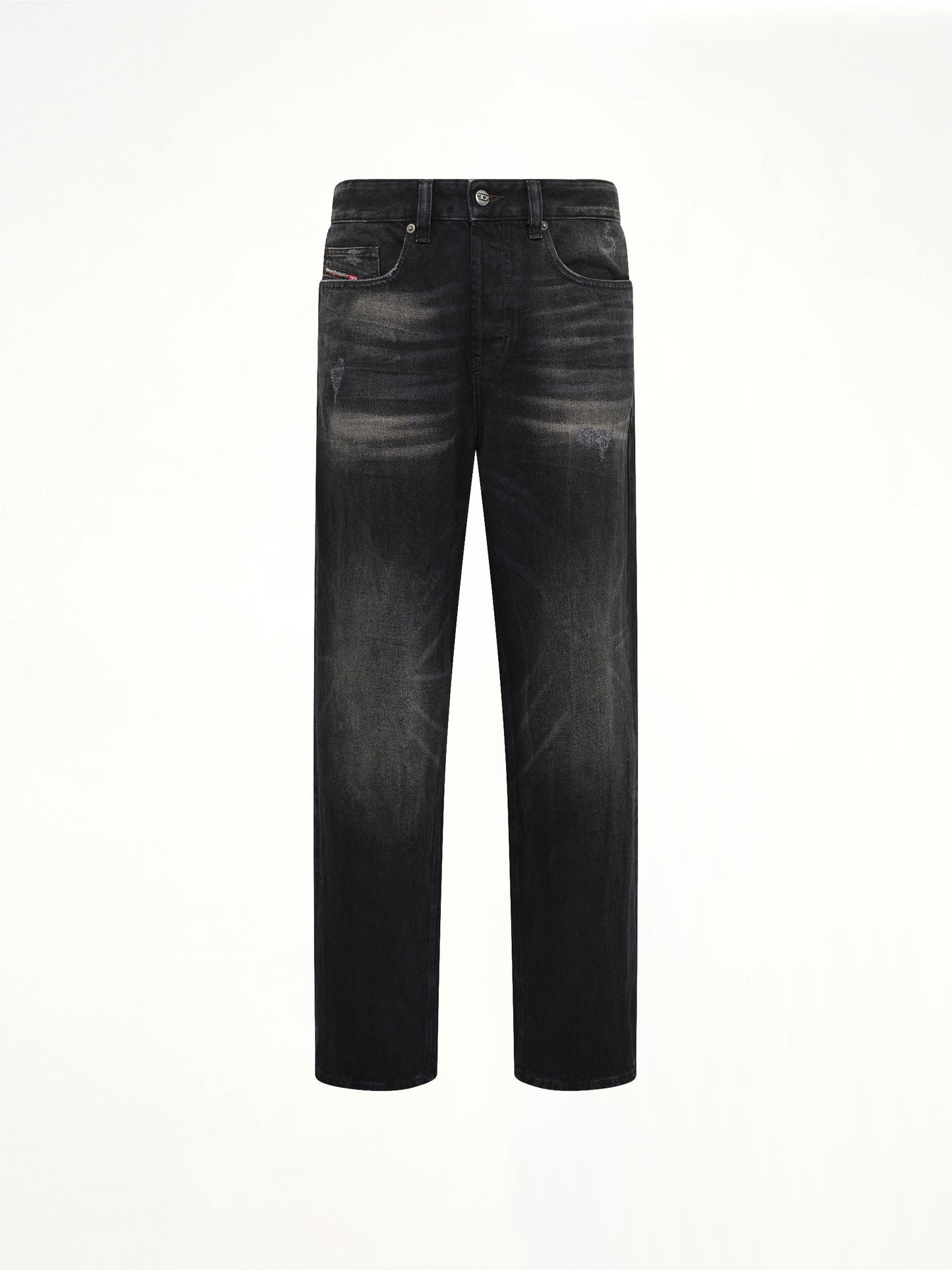 DIESEL 2001 D-MACRO Relaxed Jeans (Black)