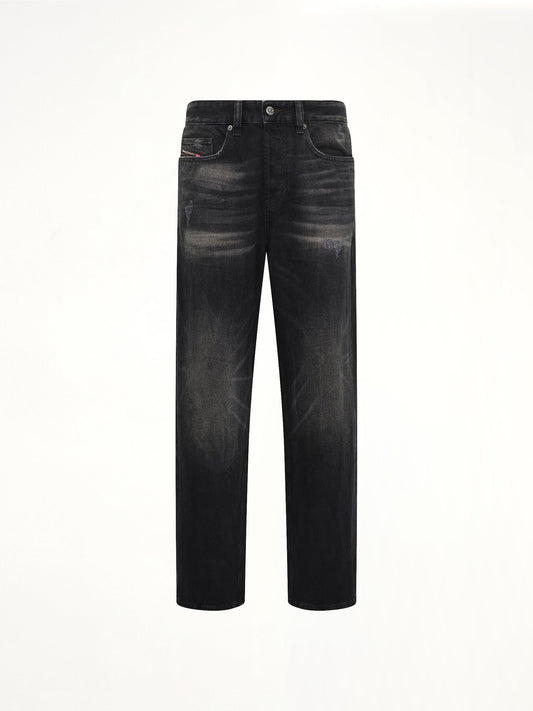 DIESEL 2001 D-MACRO Relaxed Jeans (Black)