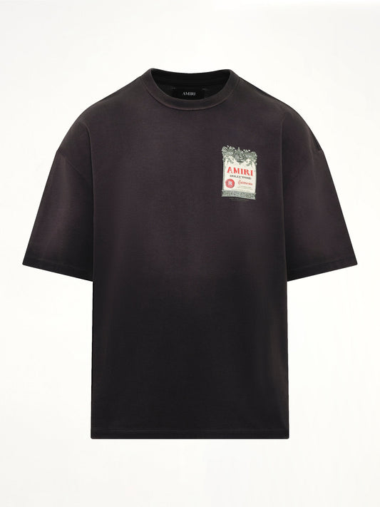 AMIRI Chateau Stamp Oversized T-Shirt (Black)