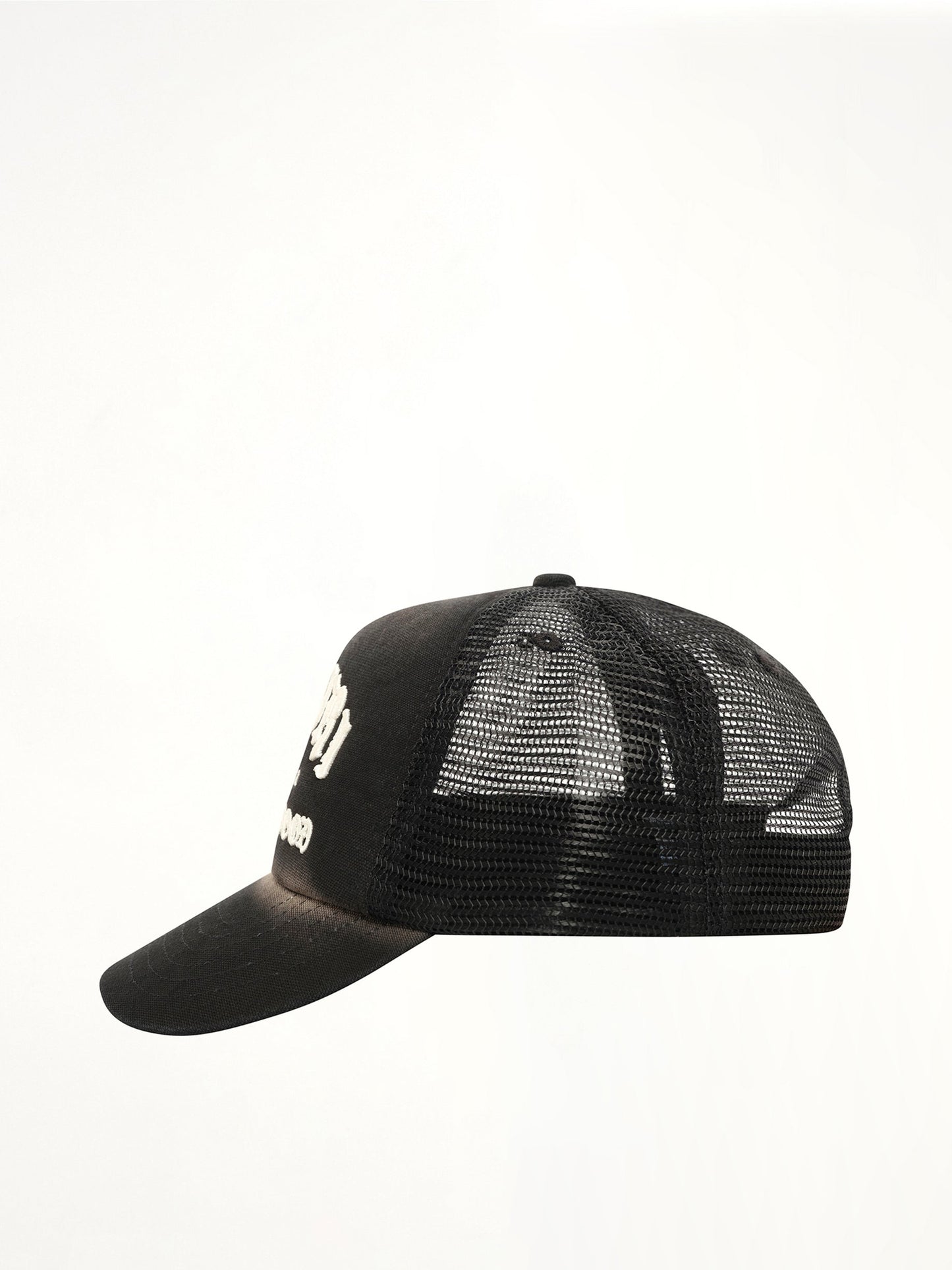 Faded Amiri Hollywood Trucker Hat (Black)