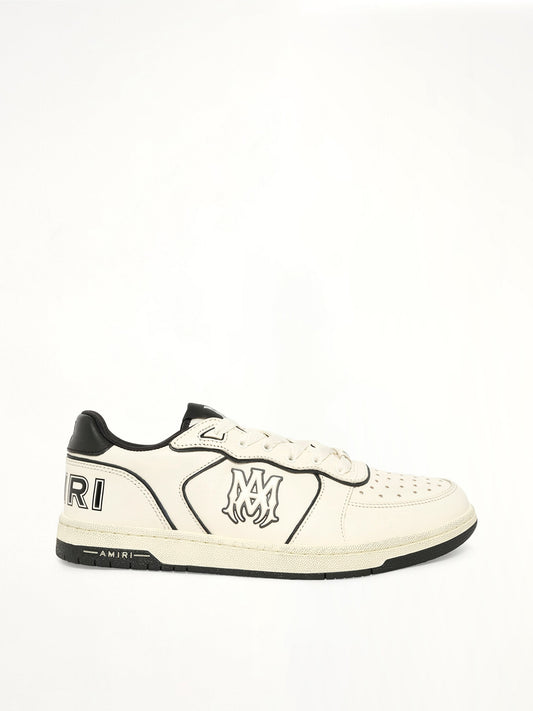 Image of Sneakers. Product name - Newport Sneaker in Ivory colour by brand - AMIRI