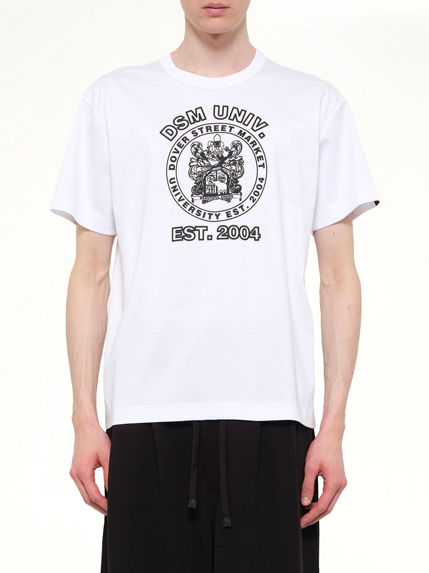 Image of T-Shirts. Product name - DSM Univ' T-Shirt in White colour by brand - DSM KEI NINOMIYA
