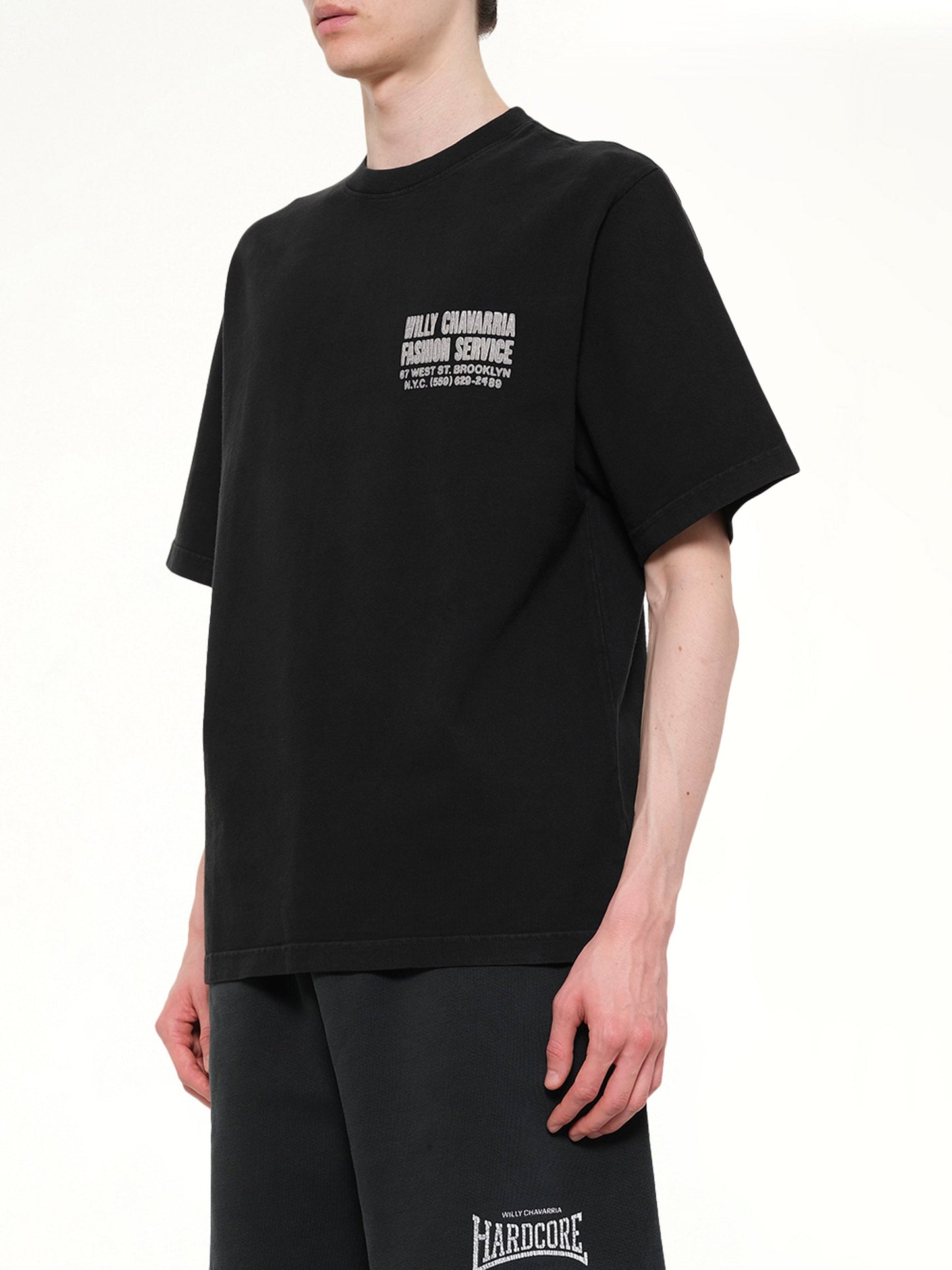 WILLY CHAVARRIA "Fashion Services" Standard T-Shirt (Black)