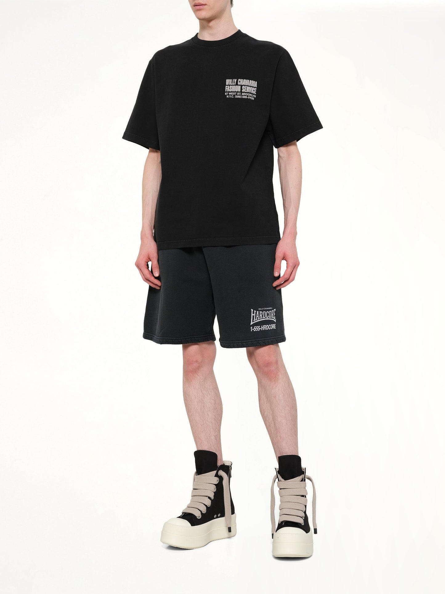 WILLY CHAVARRIA "Fashion Services" Standard T-Shirt (Black)