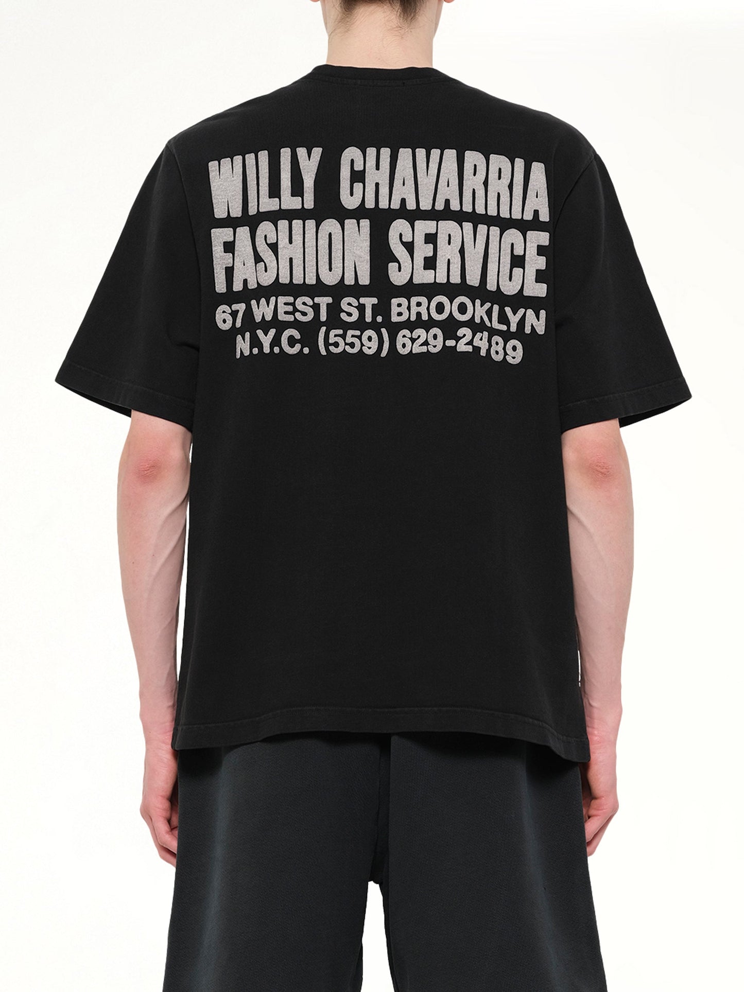 WILLY CHAVARRIA "Fashion Services" Standard T-Shirt (Black)