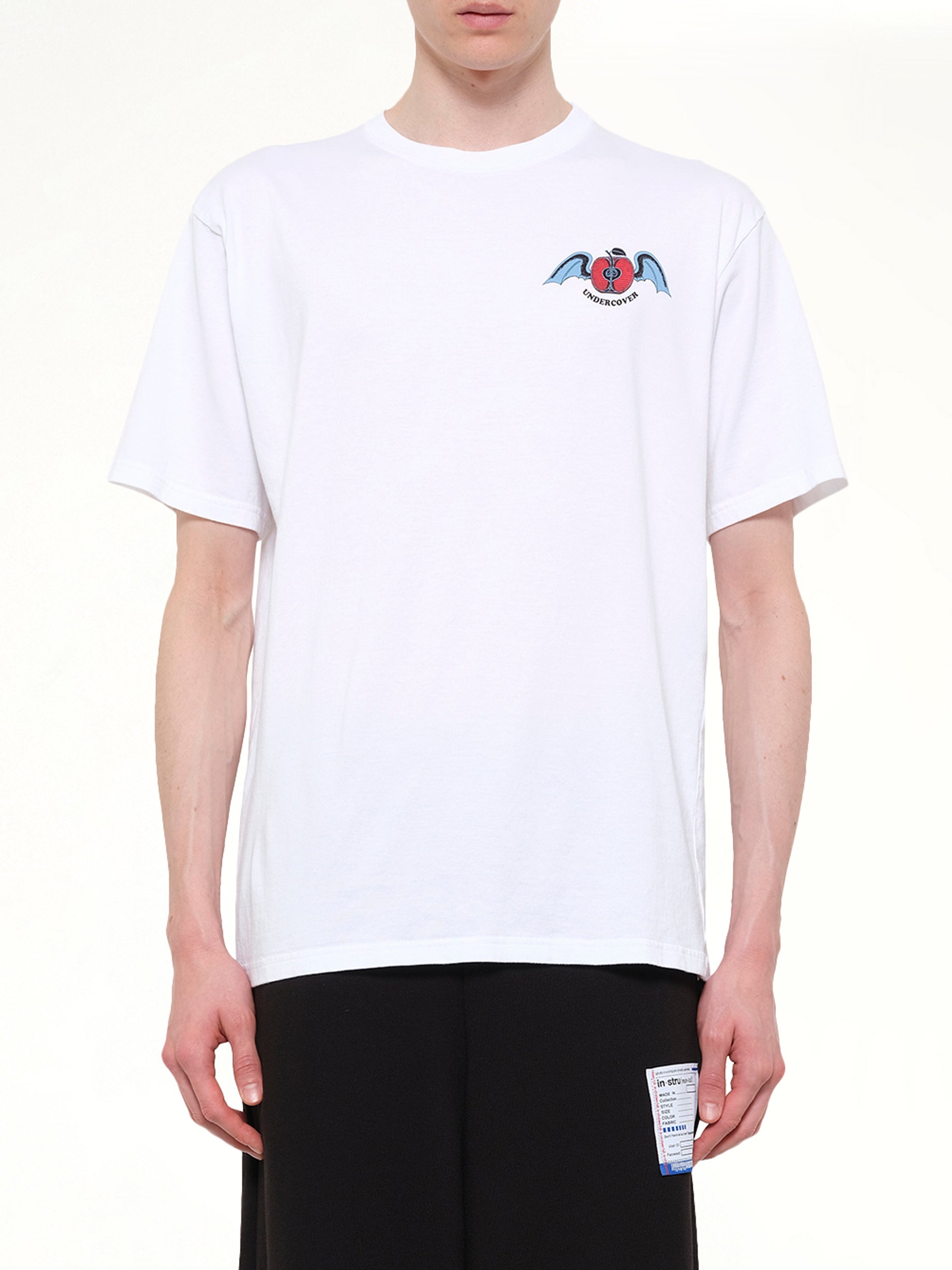 Image of T-Shirts. Product name - Apple Wings T-Shirt in White colour by brand - UNDERCOVER