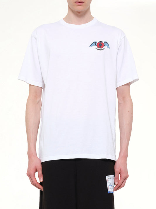 Image of T-Shirts. Product name - Apple Wings T-Shirt in White colour by brand - UNDERCOVER