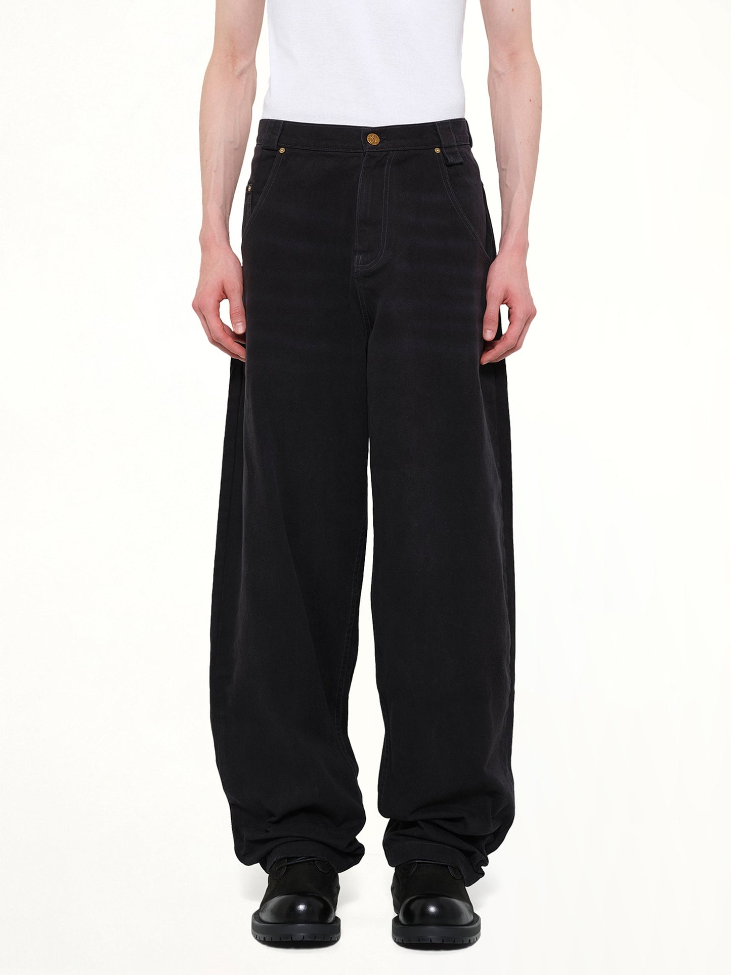 Image of Jeans. Product name - Bad Boy Jean in Black colour by brand - WILLY CHAVARRIA