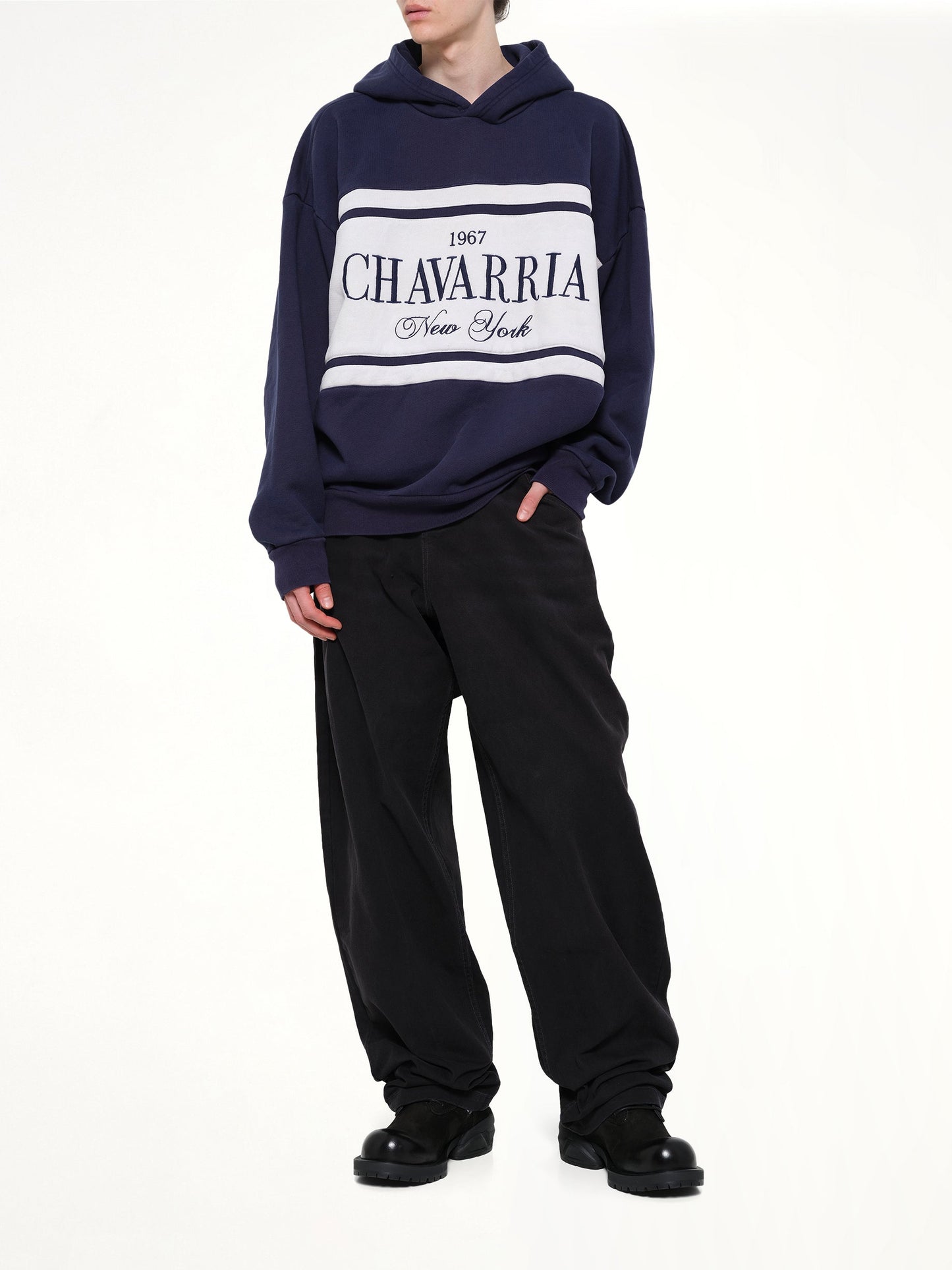 WILLY Chavarria Stripe Gilroy Hoodie (Blue)