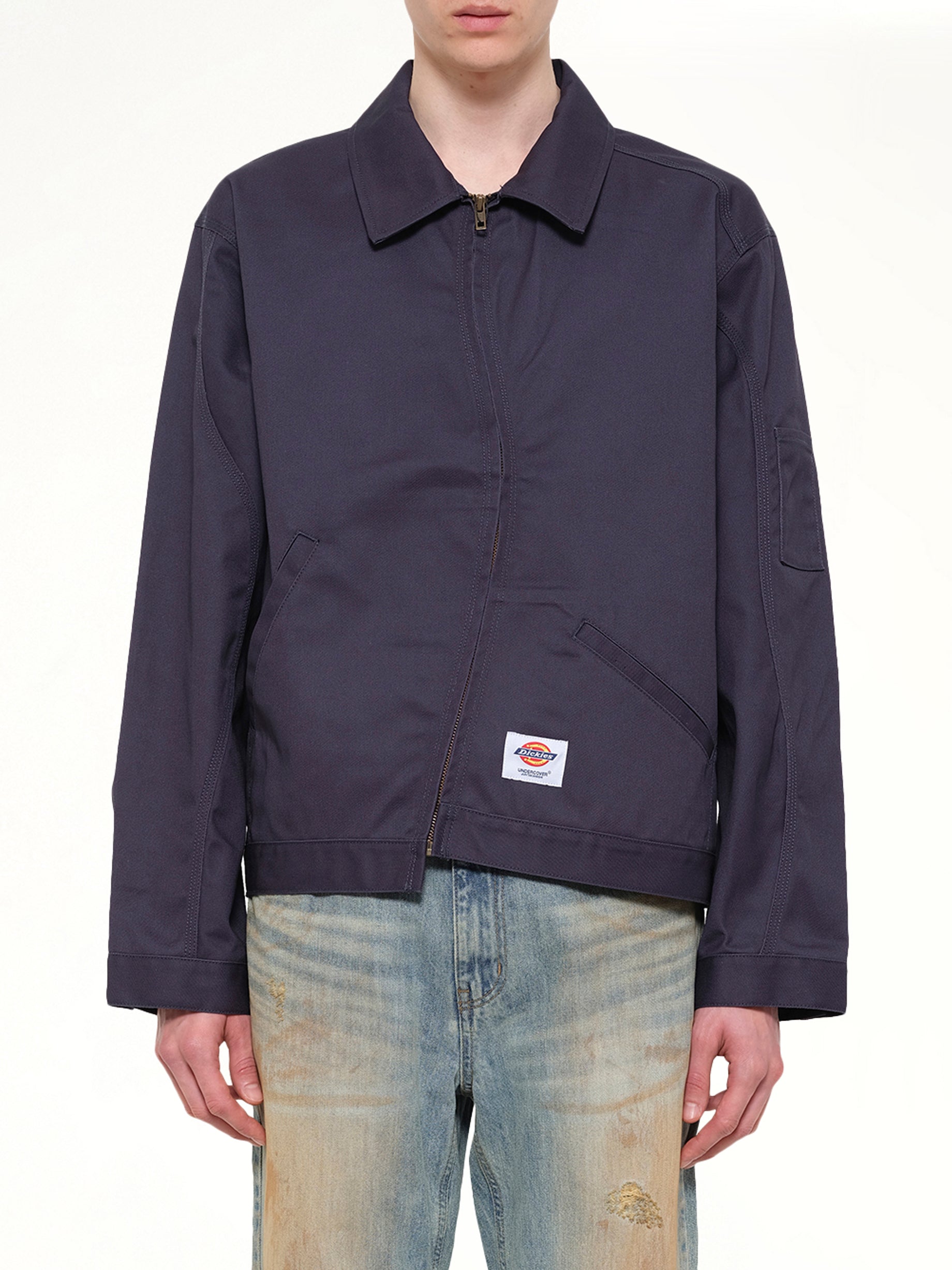 Image of Coats & Jackets. Product name - Dickies x UC Blouson in Navy colour by brand - UNDERCOVER