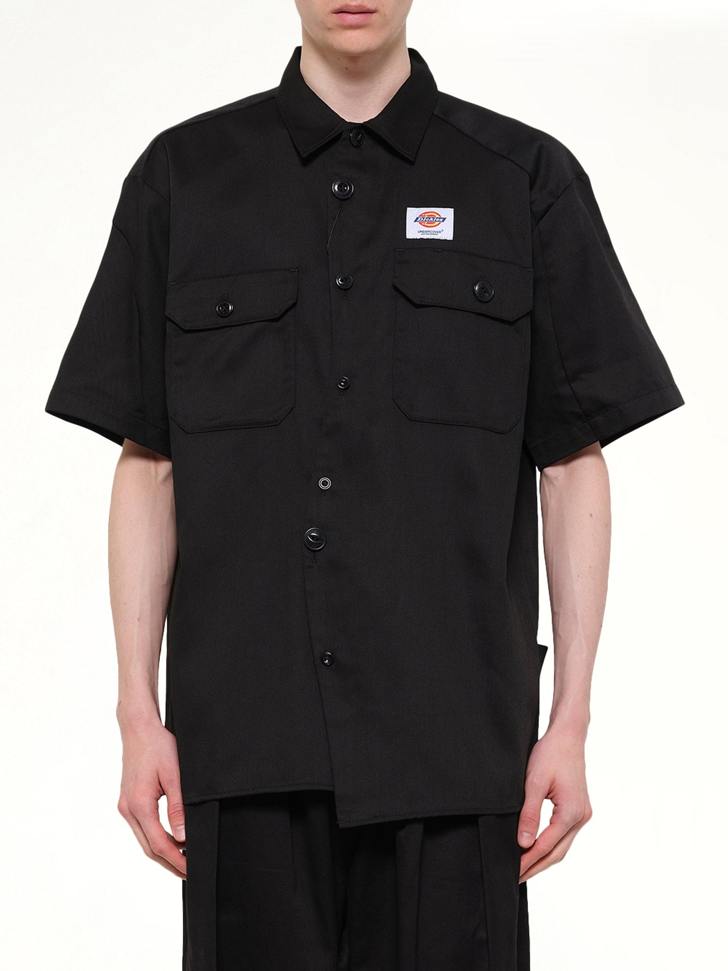 Image of Shirts. Product name - Dickies x UC SS Shirt in Black colour by brand - UNDERCOVER