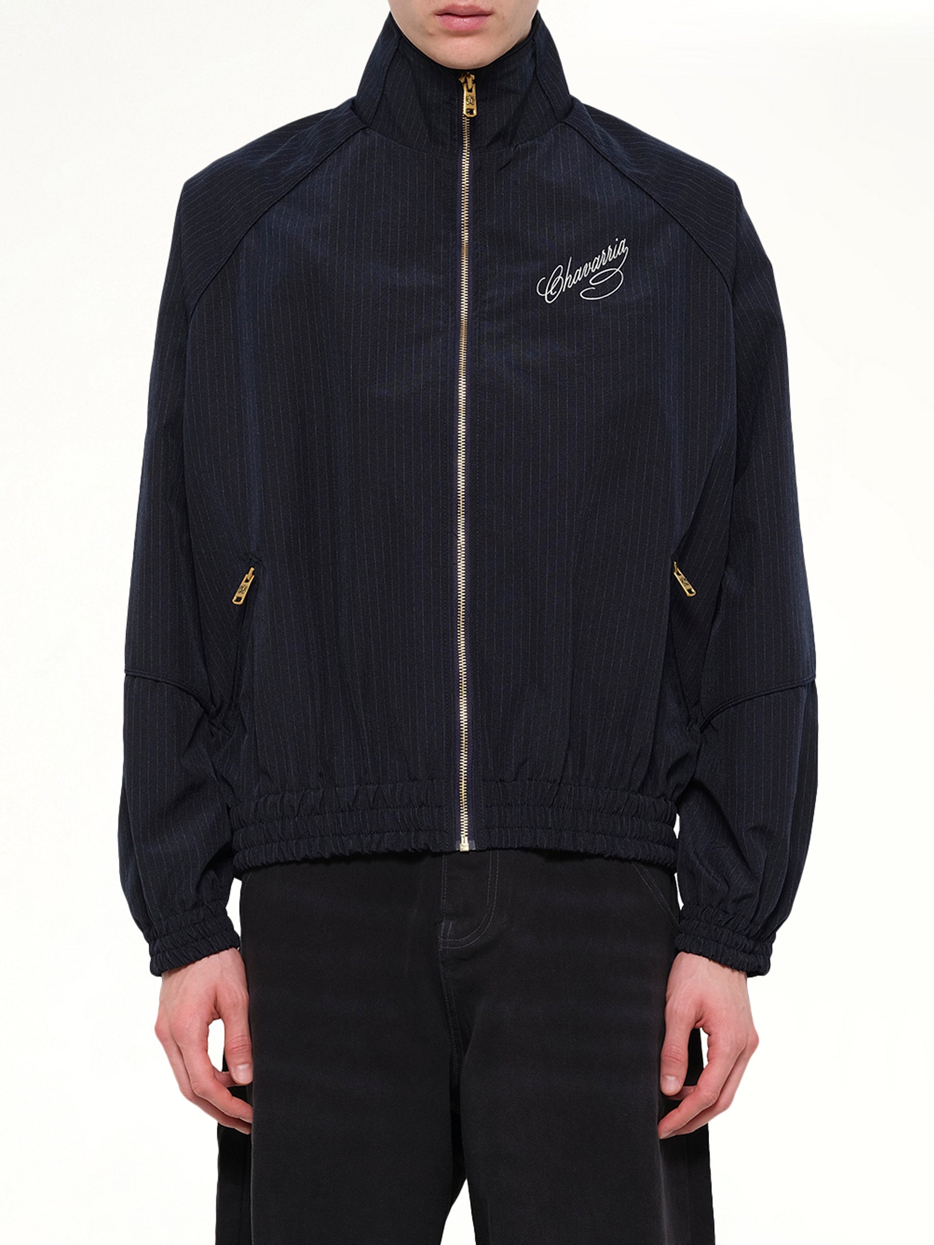 Image of Coats & Jackets. Product name - Ruff Rider Track Jacket in Blue colour by brand - WILLY CHAVARRIA