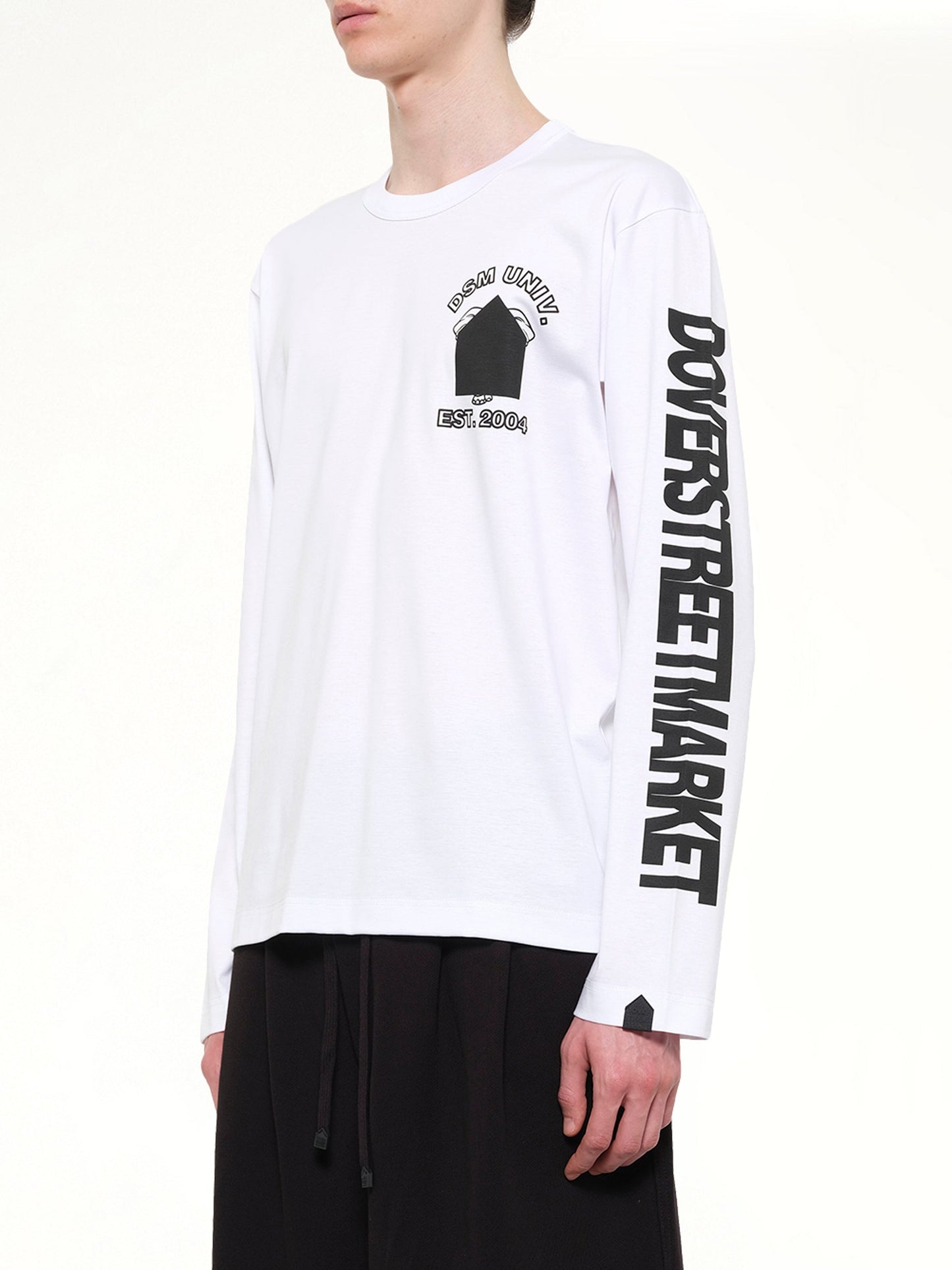DSM KEI NINOMIYA DSMU Long Sleeve T-Shirt (White)