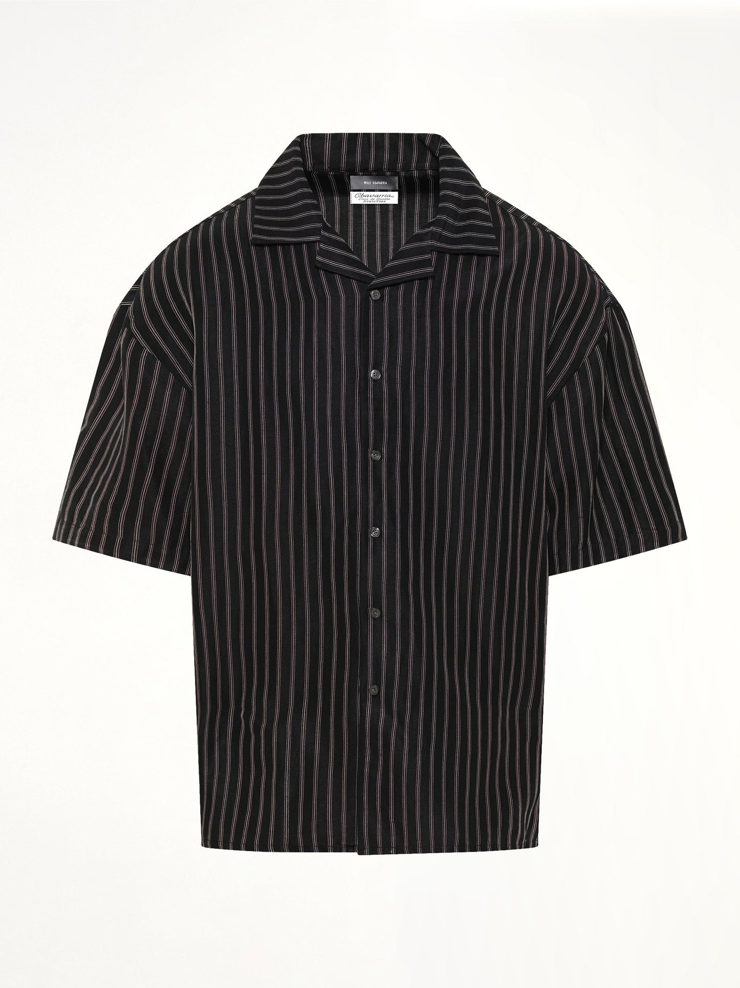 WILLY CHAVARRIA Camp Collar SS Shirt (Black)