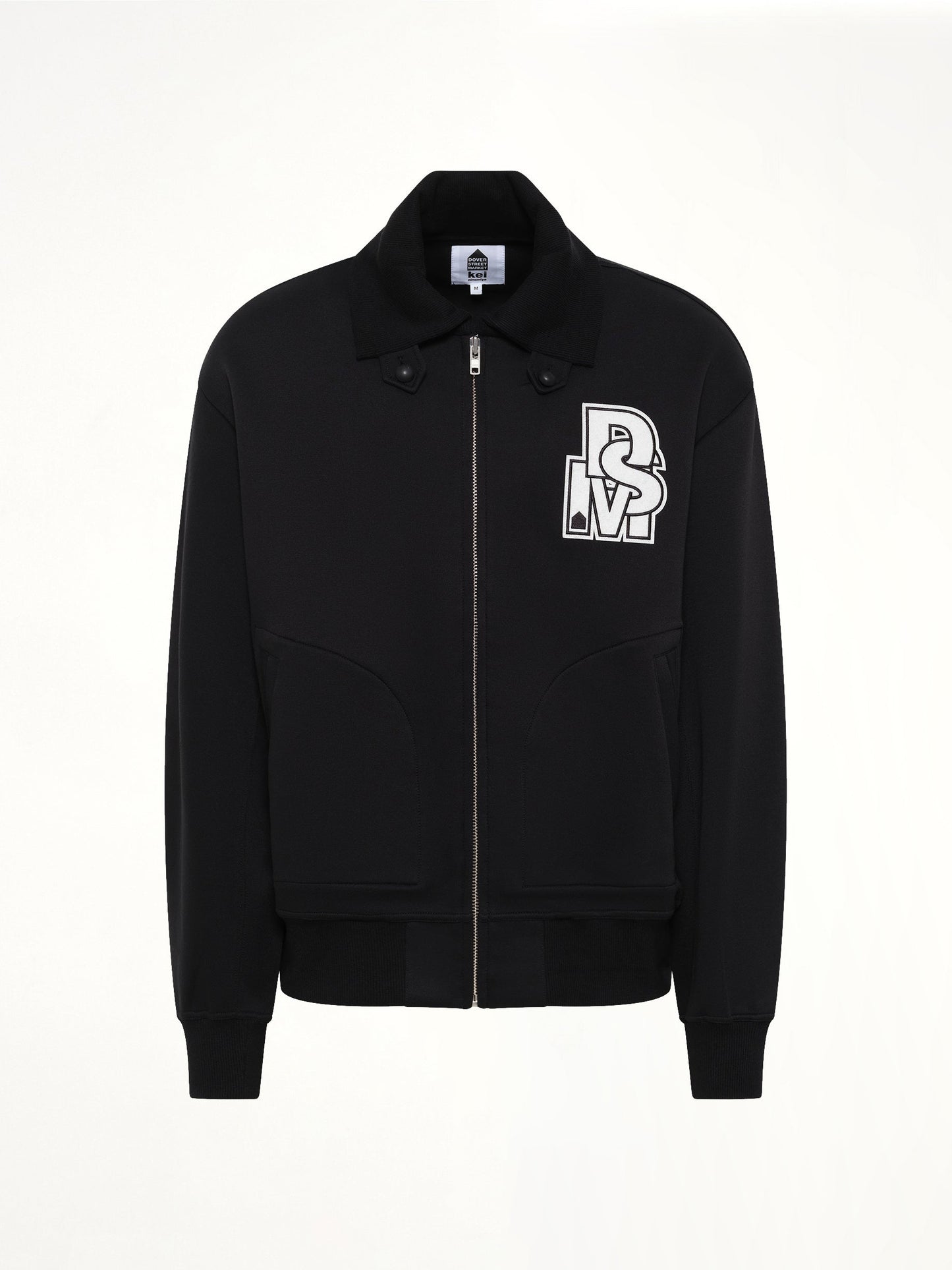 DSM KEI NINOMIYA Doublet Knit Varsity Jacket (Black)