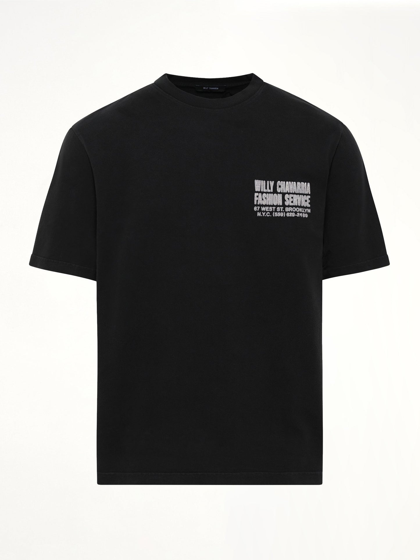 WILLY CHAVARRIA "Fashion Services" Standard T-Shirt (Black)