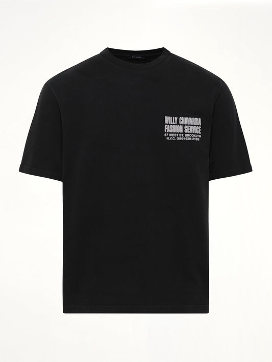 WILLY CHAVARRIA "Fashion Services" Standard T-Shirt (Black)