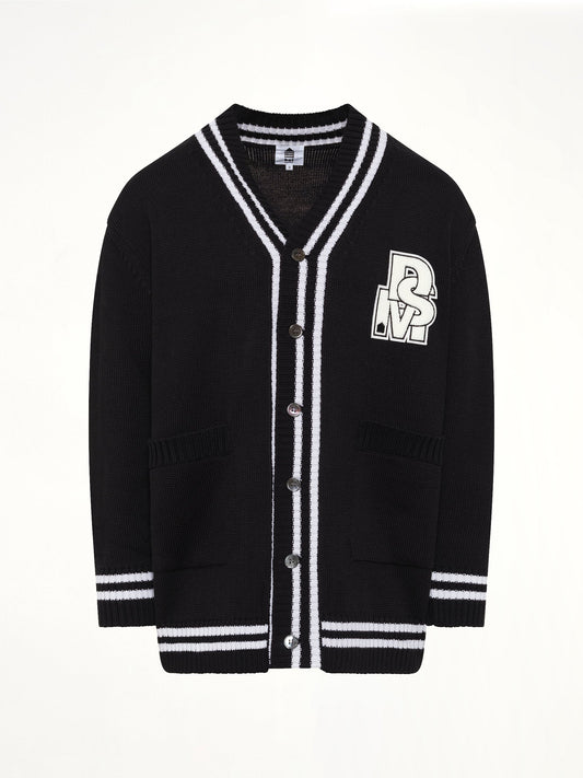 DSM KEI NINOMIYA Oversized Cardigan with Patch (Black)