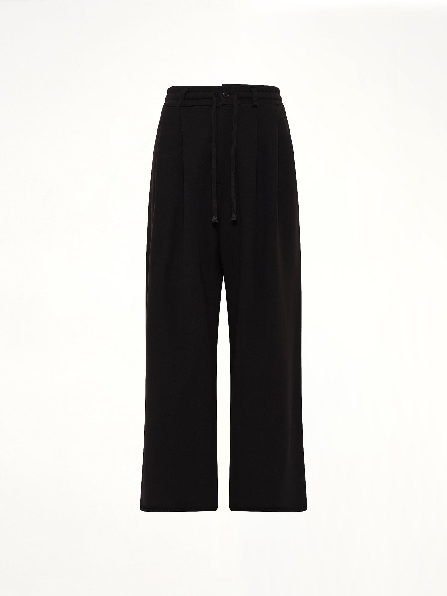 DSM KEI NINOMIYA Pile Knit Pleated Pants (Black)