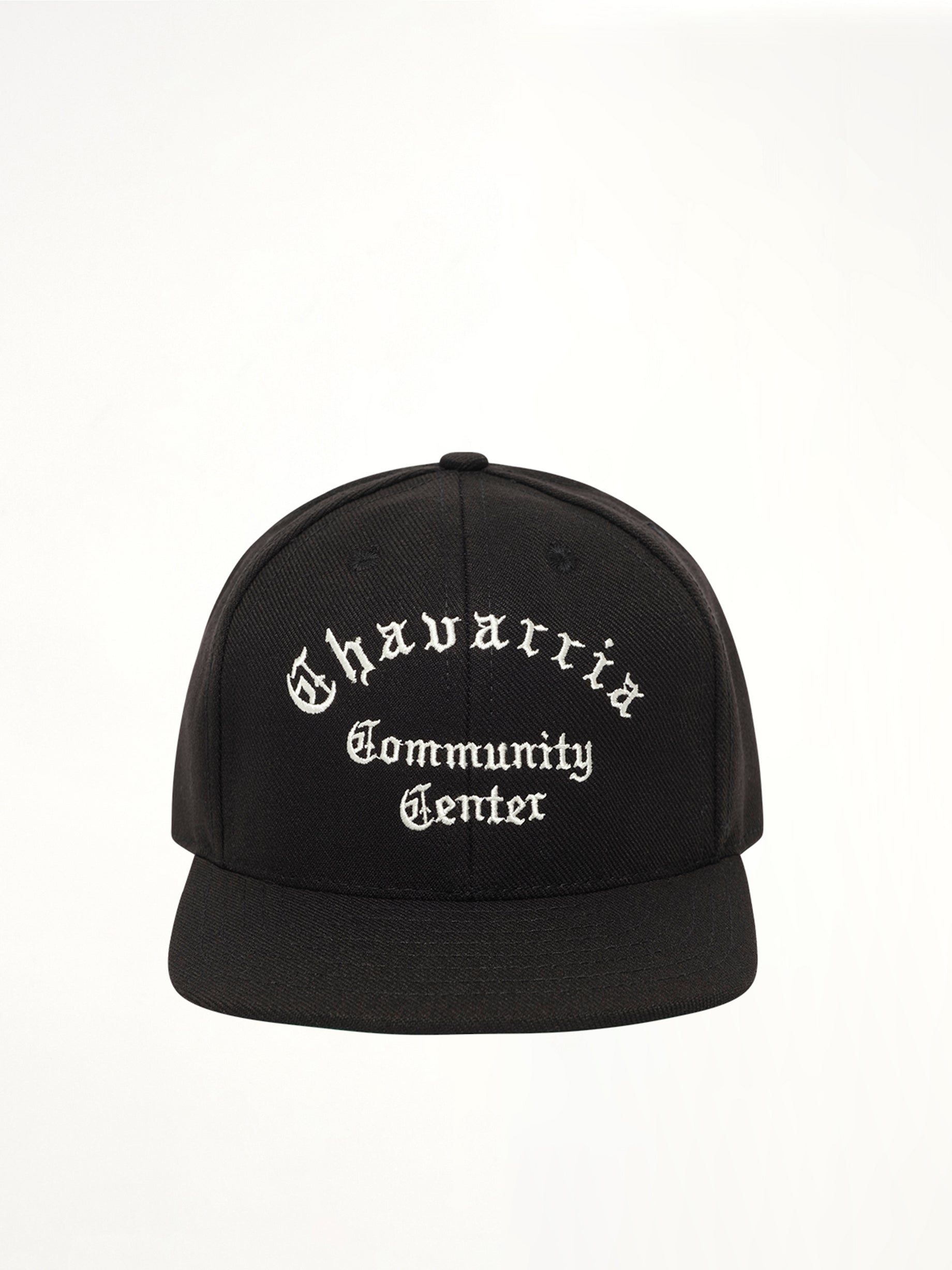 Image of Hats. Product name - Chavarria Community Center Cap in Black colour by brand - WILLY CHAVARRIA