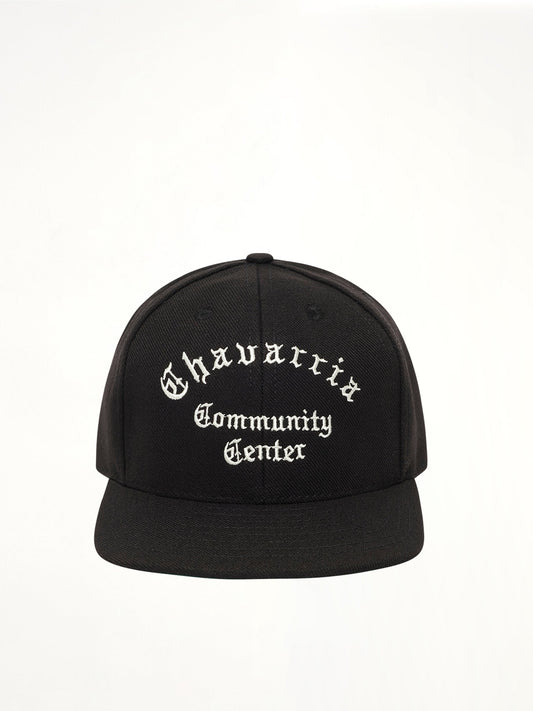 Image of Hats. Product name - Chavarria Community Center Cap in Black colour by brand - WILLY CHAVARRIA