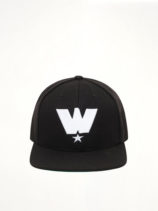 Image of Hats. Product name - Fashion Service Association Cap in Black colour by brand - WILLY CHAVARRIA