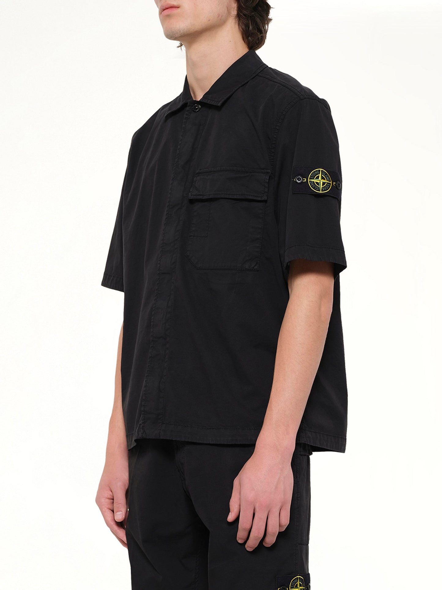 STONE ISLAND 1100025 Shirts (Black)