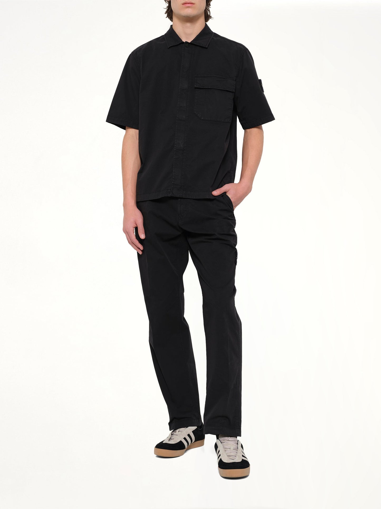 STONE ISLAND 1100025 Shirts (Black)