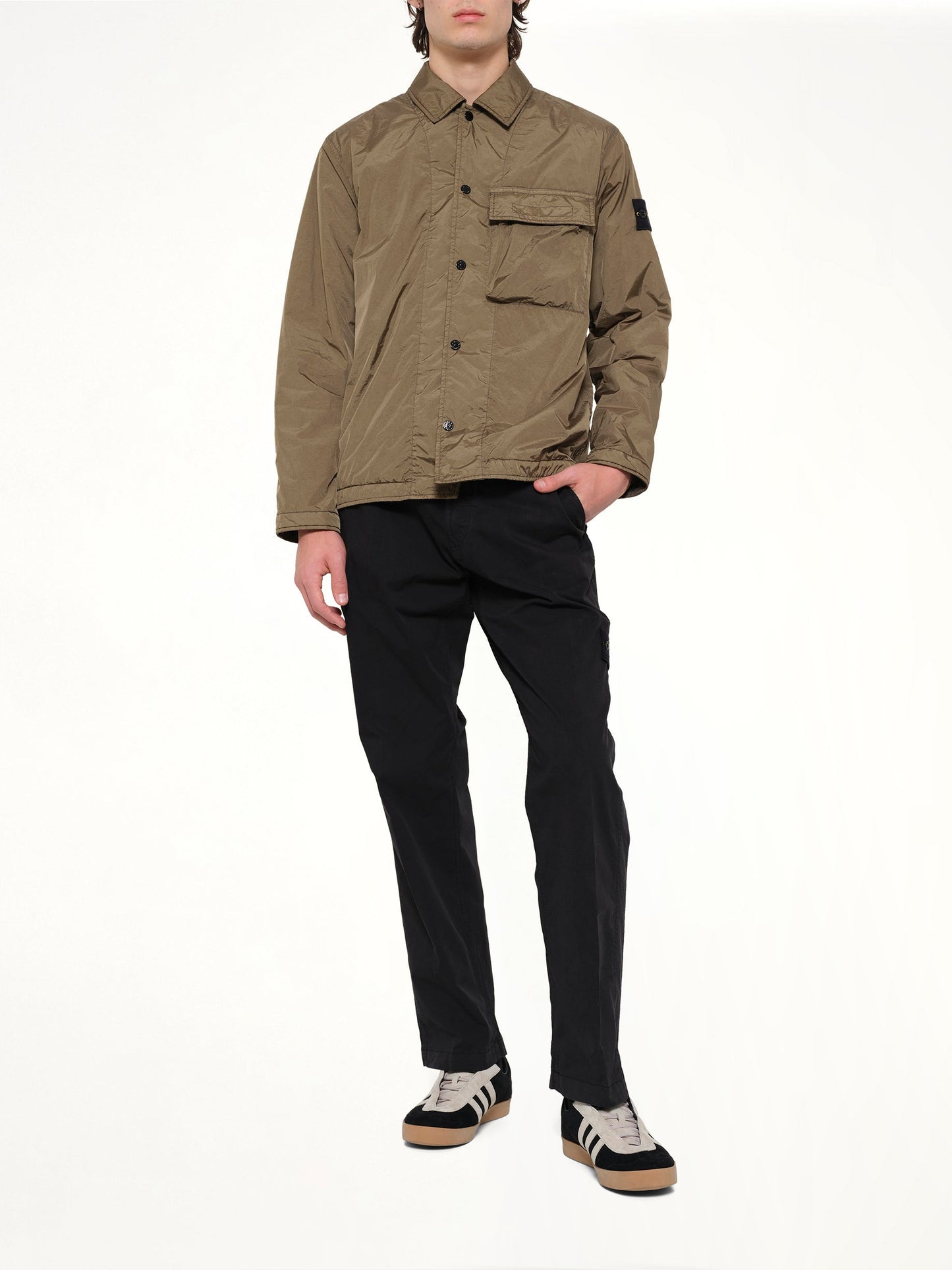STONE ISLAND 1200002 Shirts (Green)