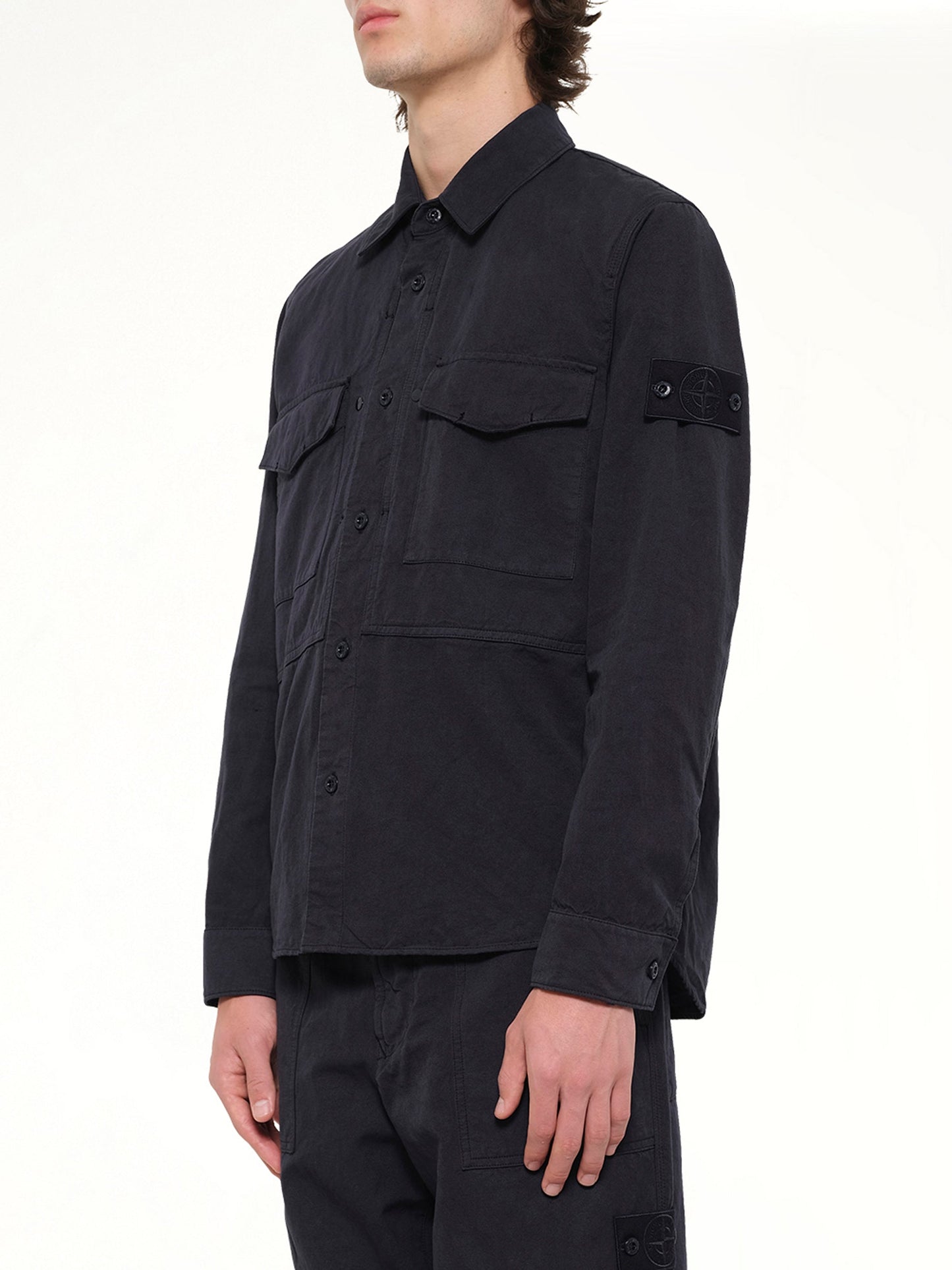 STONE ISLAND 1200012 Shirts (Navy)