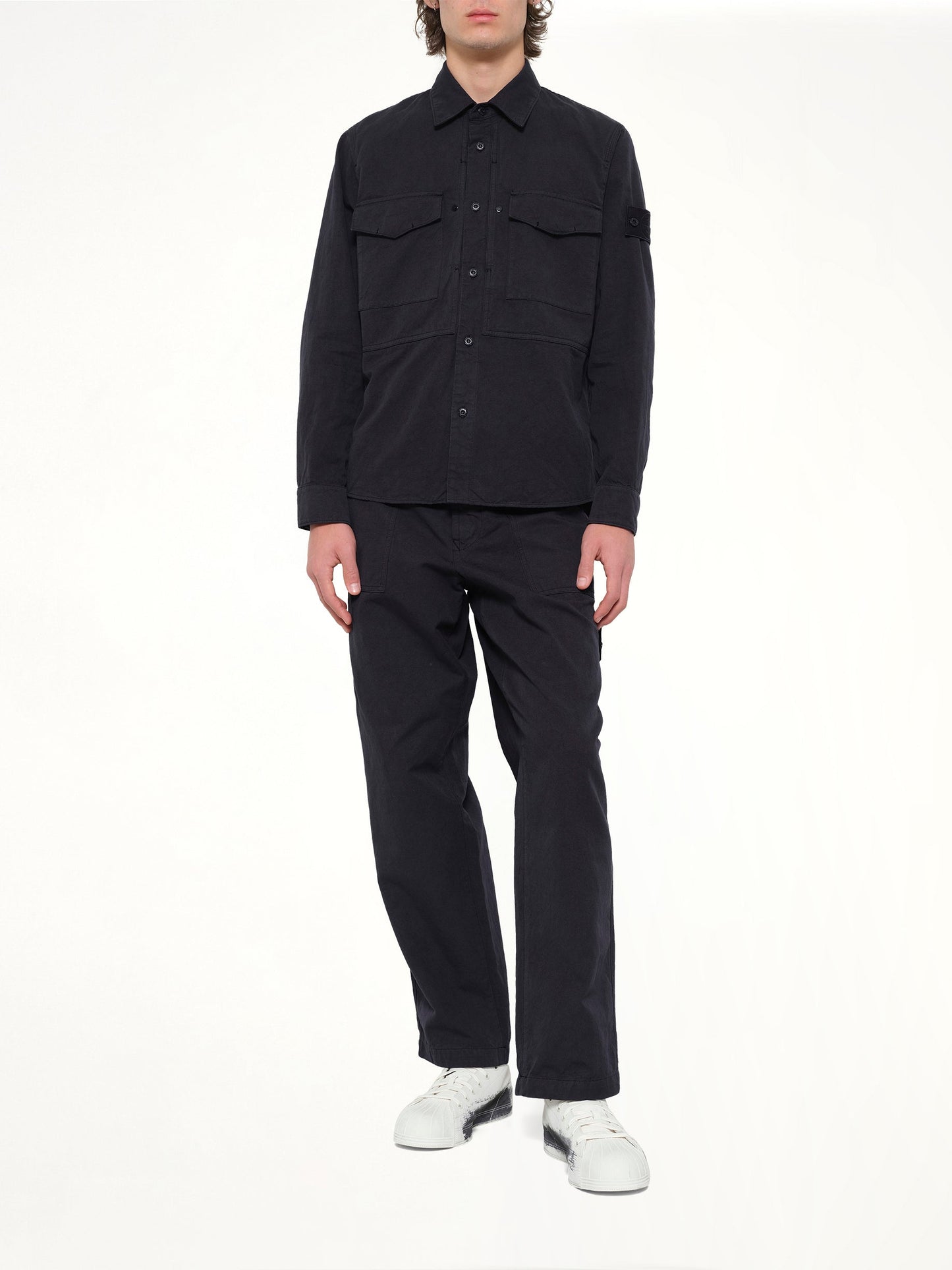STONE ISLAND 1200012 Shirts (Navy)