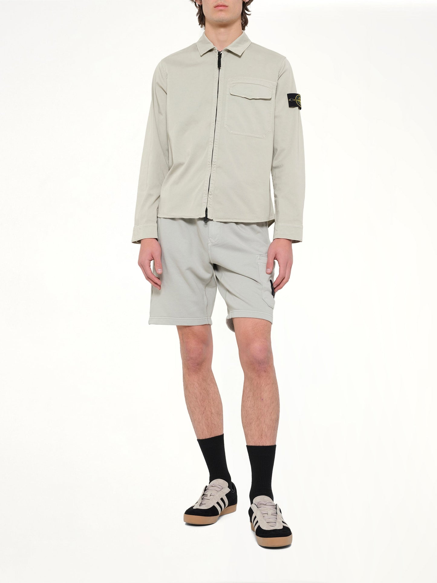 STONE ISLAND 1200015 Shirts (Grey)