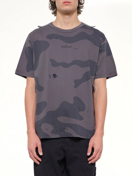 Image of T-Shirts. Product name - 2100016 SS T-Shirt in Grey colour by brand - STONE ISLAND