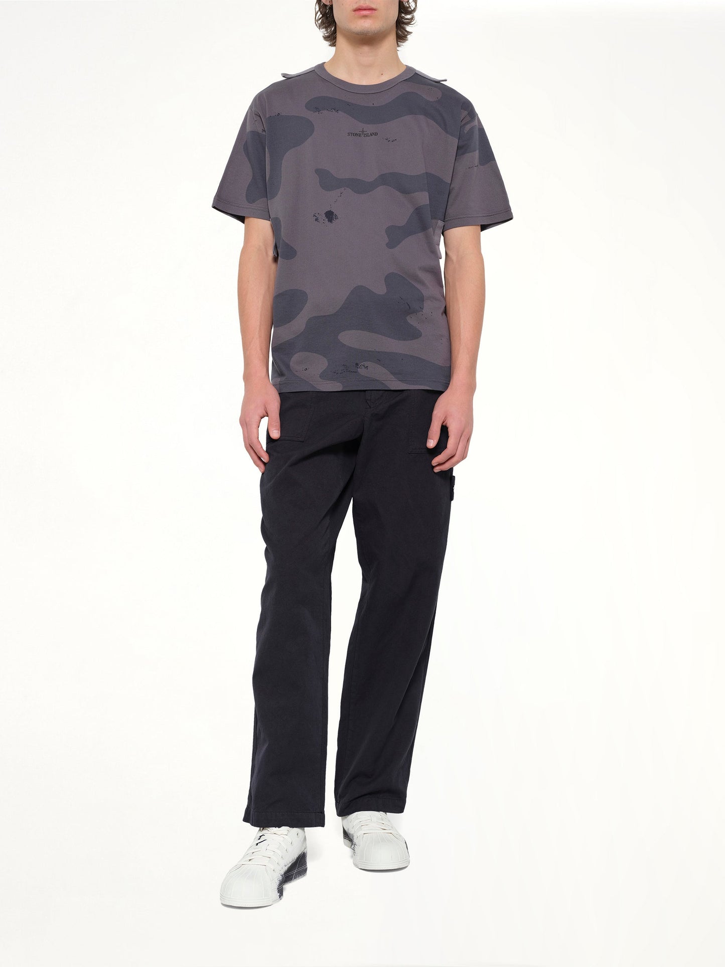 STONE ISLAND 2100016 SS T-Shirt (Grey)