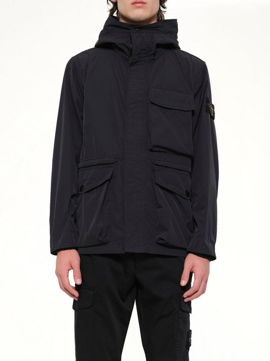 Image of Coats & Jackets. Product name - 4100032 Short Parka in Black colour by brand - STONE ISLAND