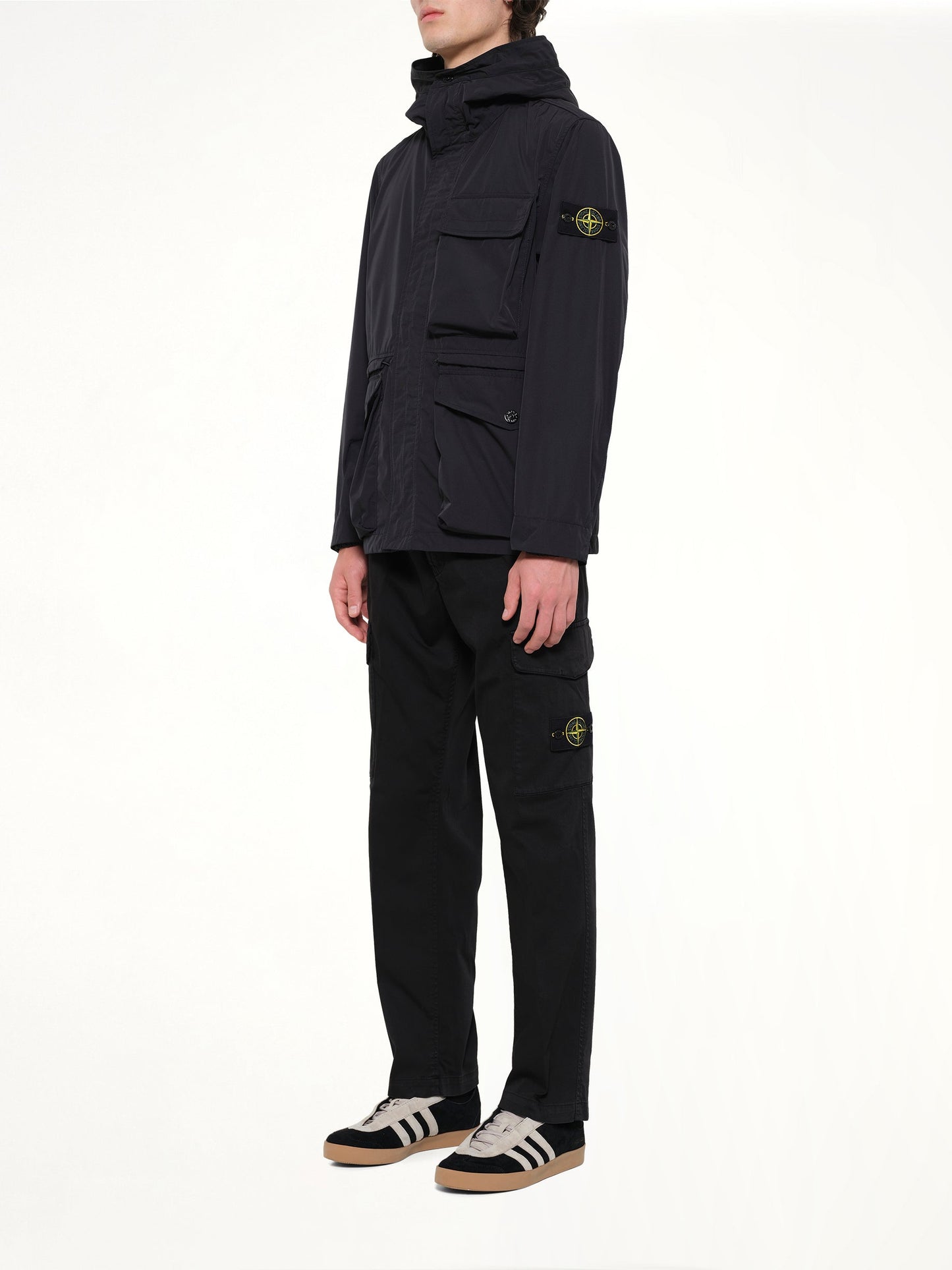 STONE ISLAND 4100032 Short Parka (Black)
