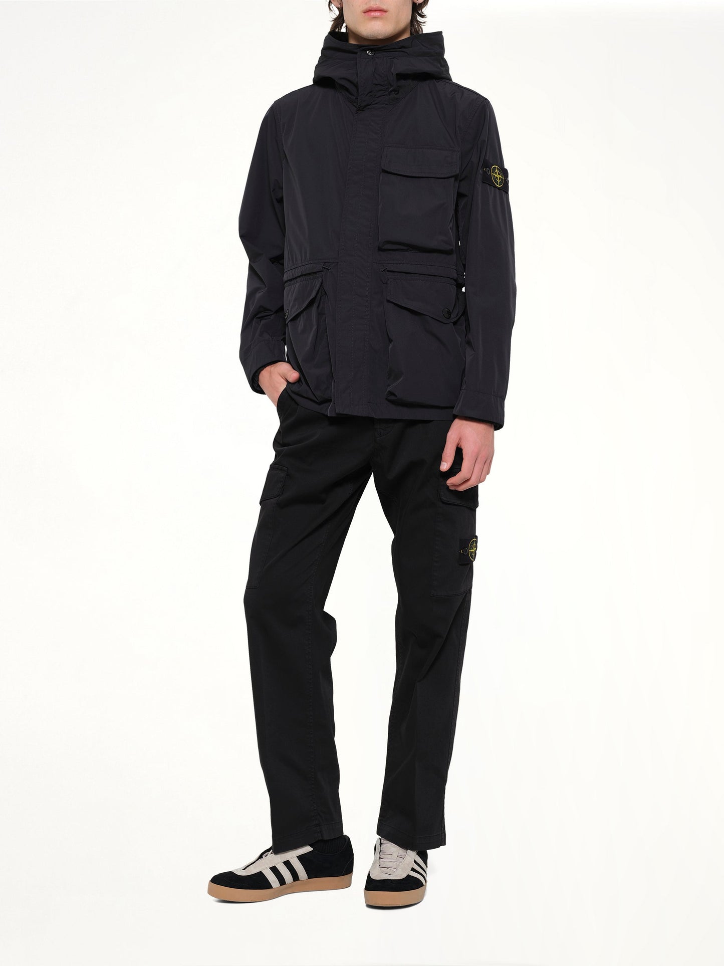 STONE ISLAND 4100032 Short Parka (Black)