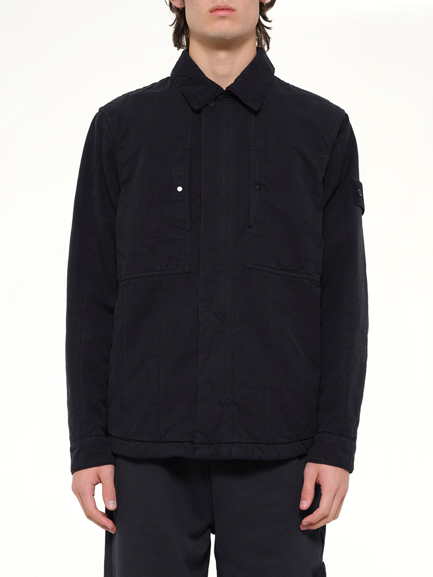 Image of Coats & Jackets. Product name - 4100038 Jacket in Navy colour by brand - STONE ISLAND