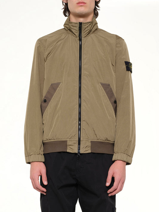 Image of Coats & Jackets. Product name - 4100111 Jacket in Green colour by brand - STONE ISLAND