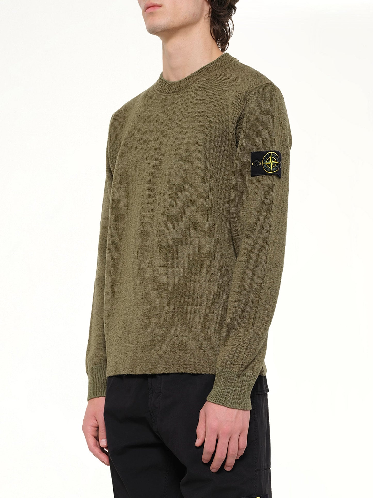STONE ISLAND 5100015 Crew Neck (Green)