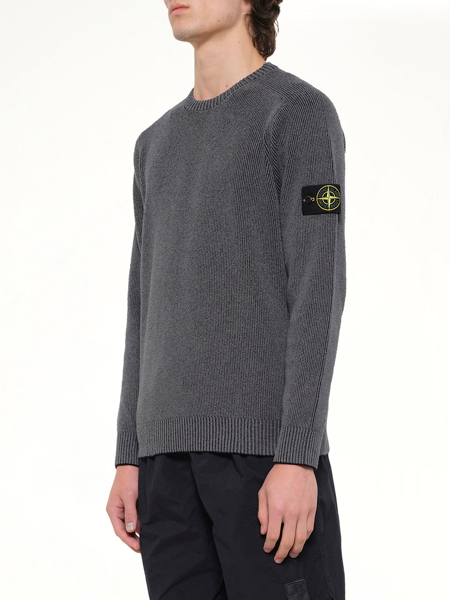 STONE ISLAND 5100033 Crew Neck (Grey)