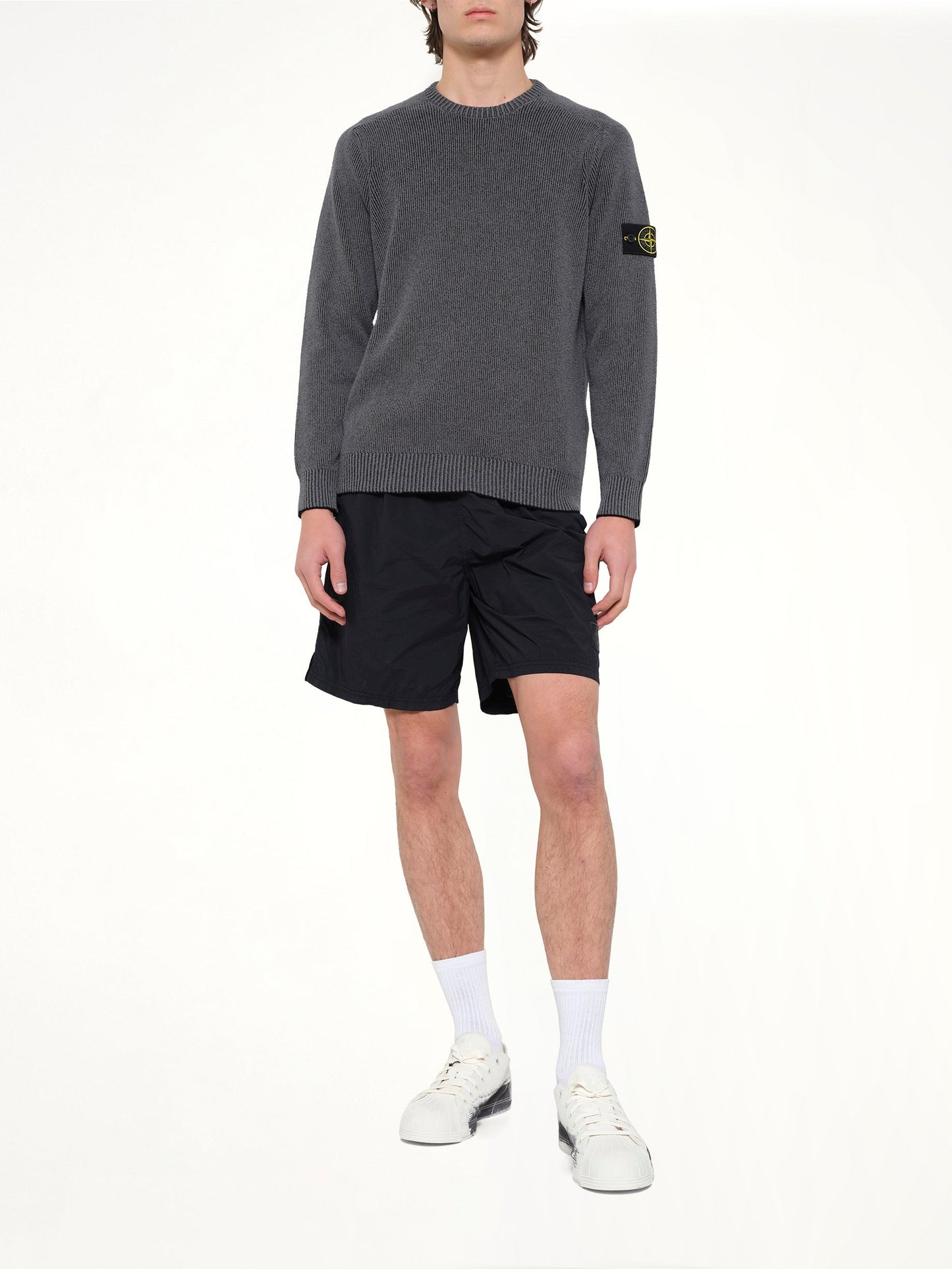 STONE ISLAND 5100033 Crew Neck (Grey)